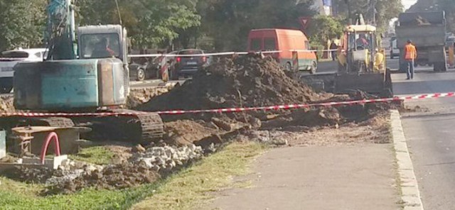 Un nou sens giratoriu în municipiu