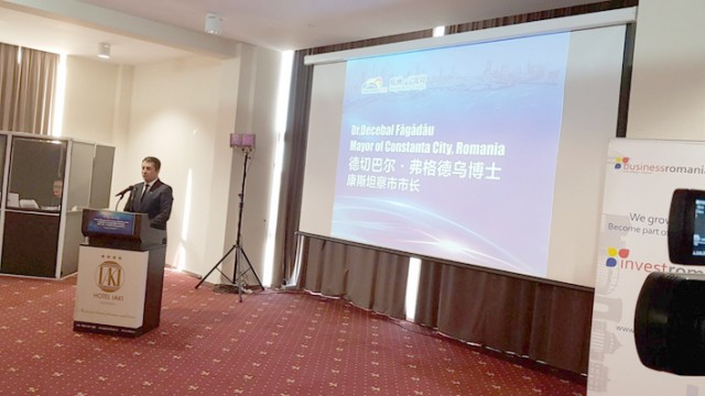 Primarul Făgădău, la „China (Ningbo) – România Industry and Logistics Cooperation Forum”