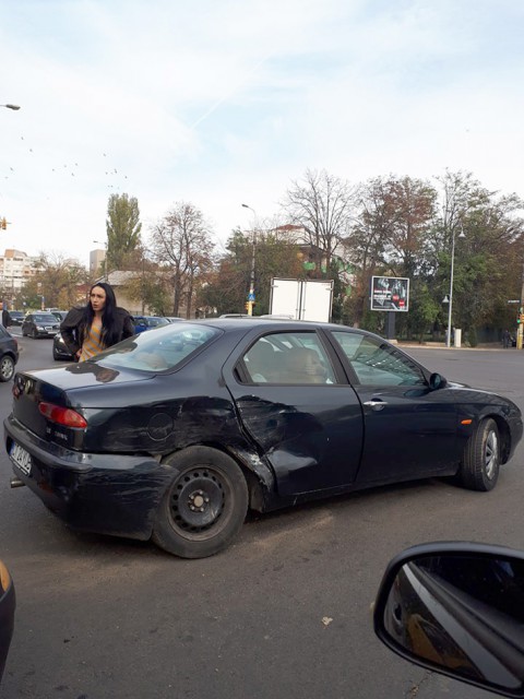Tamponare la Gară! Copiii din autoturismul lovit, în stare de şoc