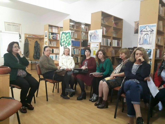 Curs despre violența domestică la Liceul Teoretic George Călinescu!