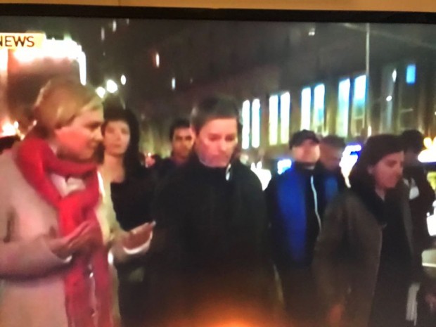 Dacian Cioloș și Raluca Prună, la protestele din Capitală