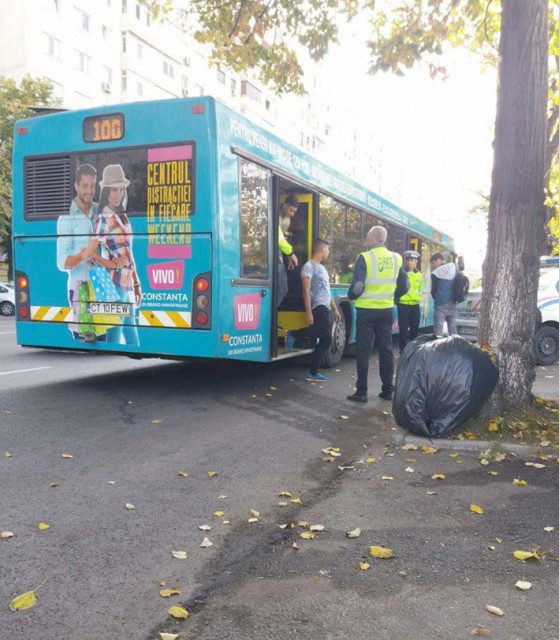 Călători din RATC amendați de polițiștii locali, mai ales în Tomis Nord