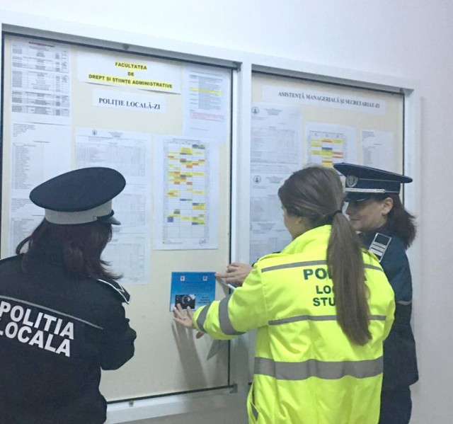 Activităţi de informare şi prevenire desfăşurate de poliţiştii constănţeni