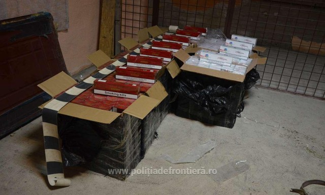 CAPTURĂ la graniță: mii de pachete de țigări, confiscate de polițiștii de frontieră