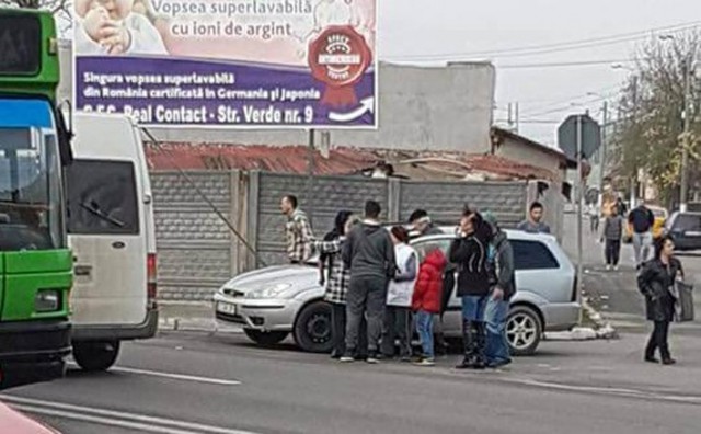 Accident rutier pe I.C. Brătianu: o persoană a ajuns la spital!