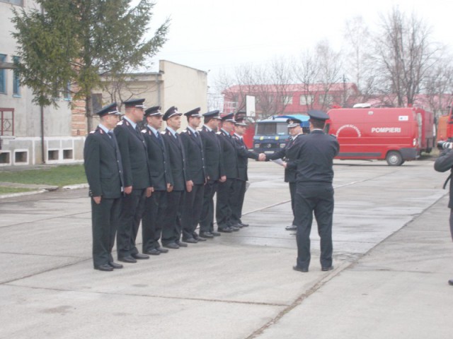 Recompense pentru pompierii militari constănţeni