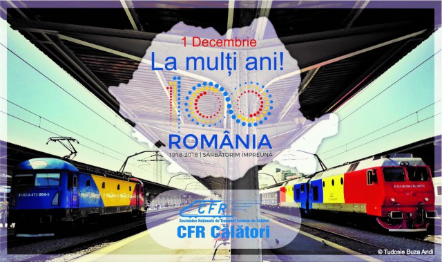 Trenul Unirii va duce simbolul unirii românilor de la București la Iași în 1 decembrie, de Ziua Națională a României