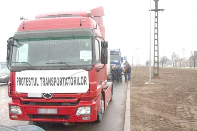 PROTESTE masive ale transportatorilor! Iată ce vor manifestanţii