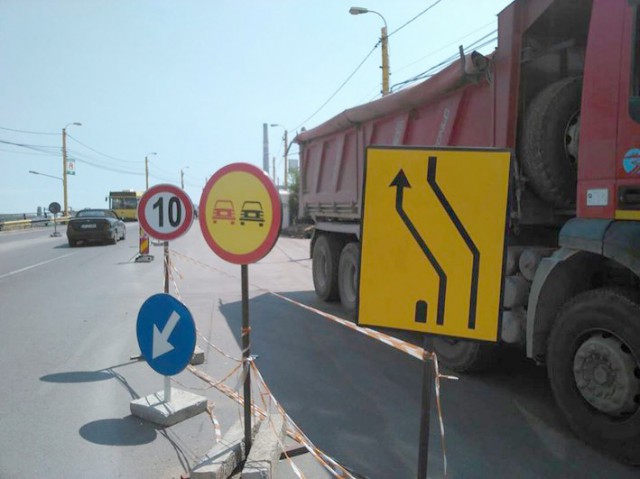 S-au reluat lucrările la Podul Cumpenei. Iată când va fi gata
