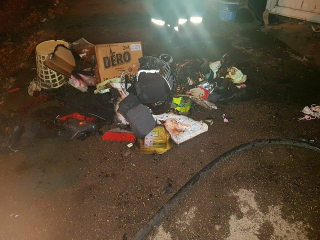 Incendiu la magazinul de mărfuri confiscate din Constanţa