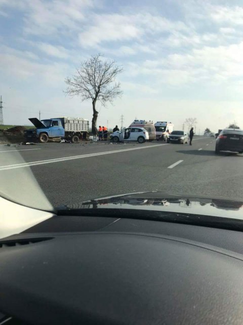 Accident rutier la ieșire din localitatea Ovidiu: un bebeluș RĂNIT