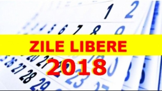 ZILE LIBERE 2018. Când pică Paştele, Rusaliile şi Crăciunul în 2018. Câte zile nu se vor lucra românii anul viitor