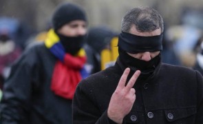 Protest inedit împotriva modificării legilor justiţiei