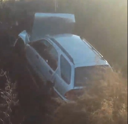 VIDEO! O mașină s-a făcut PRAF în localitatea Mereni