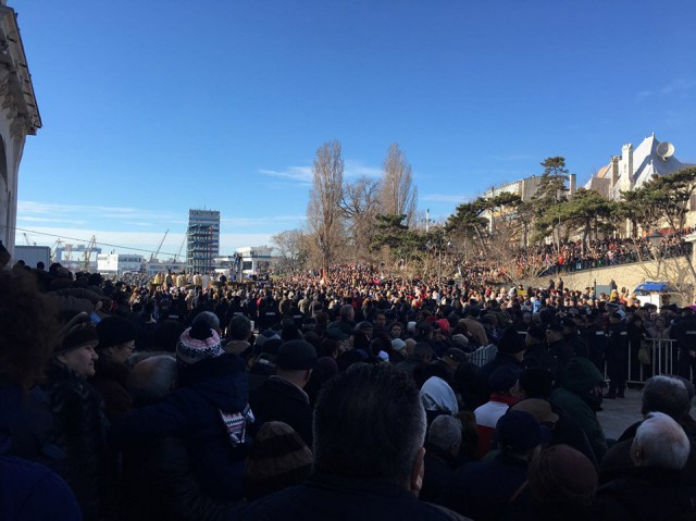 Mii de constănțeni au participat la slujba de Bobotează