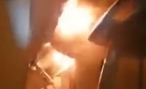 ALERTĂ în MAMAIA: a luat foc un apartament!