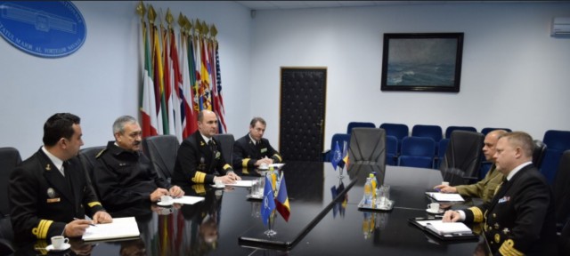 Statul Major al Forțelor Navale, vizitat de atașatul Apărării Estoniei