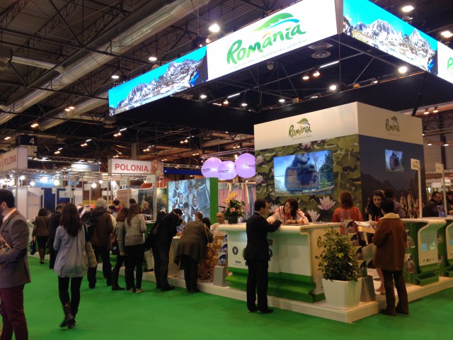 România, prezentată într-un stand de 120 de metri pătraţi la Târgul Internaţional de Turism de la Madrid