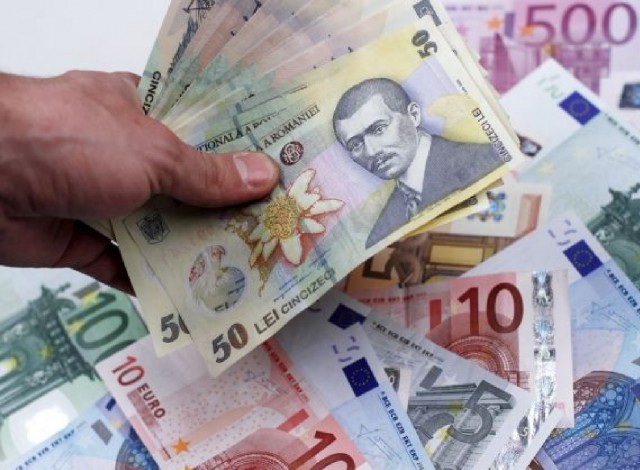 Leul începe săptămâna în apreciere faţă de principalele valute