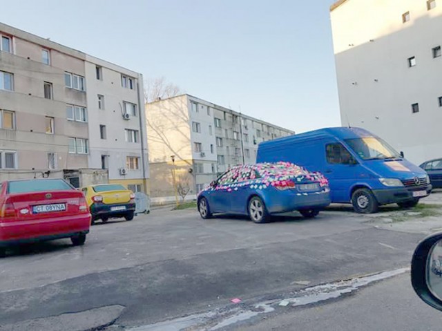 Surpriză pentru un şofer, în zona Gării din Constanţa! Iată cum şi-a găsit maşina