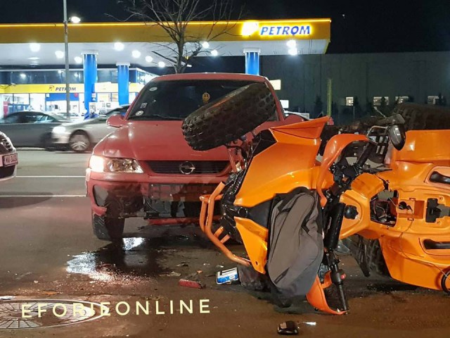 Accident rutier în zona Pescărie: un ATV s-a RĂSTURNAT! IMAGINI + VIDEO!