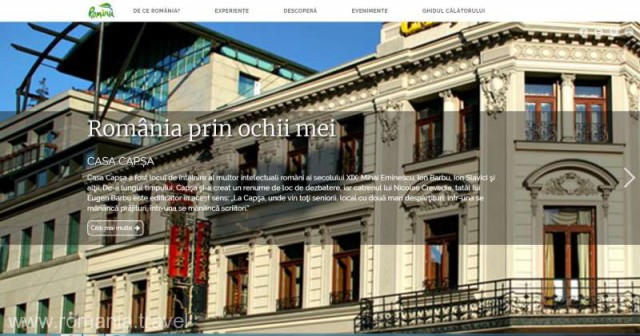 Portalul de promovare a României ca destinaţie turistică www.romania.travel, închis pentru neplata domeniului, a redevenit activ