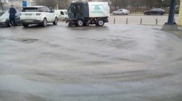 O autoutilitară de la Polaris a curăţat zona accidentului cu 10 maşini implicate!