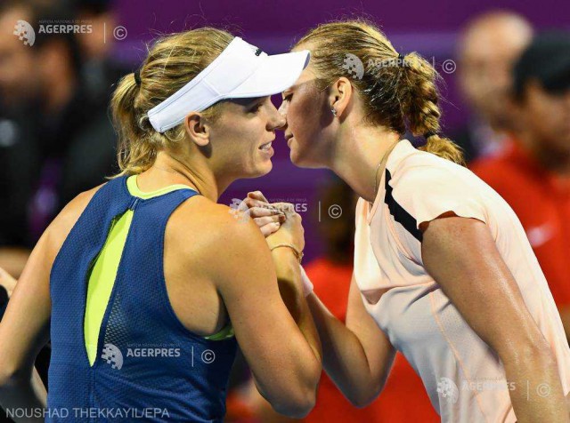 Kvitova şi Muguruza vor juca finala turneului de la Doha