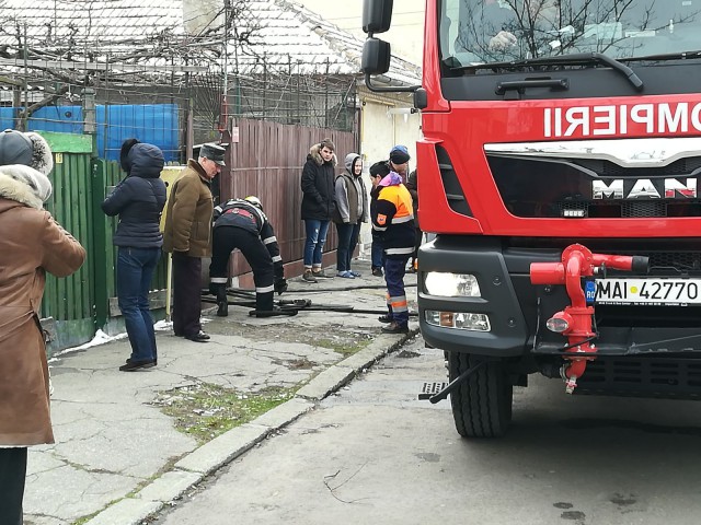 Incendiu la o locuință din Constanța! Au intervenit pompierii