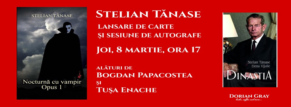 Lansare de carte la Librăria Dorian Gray din Constanța