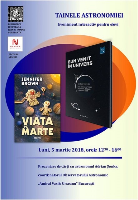Eveniment astronomic la Biblioteca I.N. Roman din Constanţa