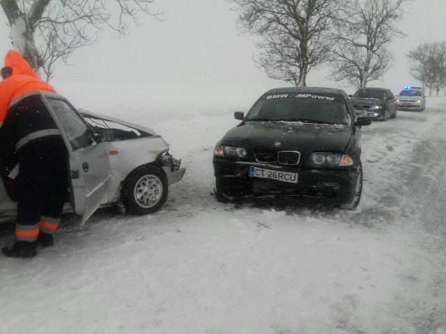 Accident rutier între Ciocârlia și Cobadin: o persoană a ajuns la spital!
