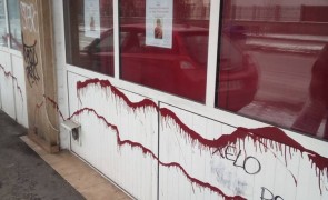 Încă un sediu PSD vandalizat
