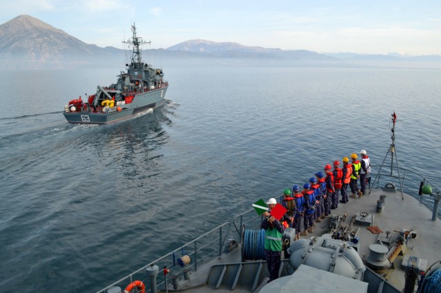 GALERIE FOTO. Marinarii români la Exerciţiul multinaţional Ariande 18