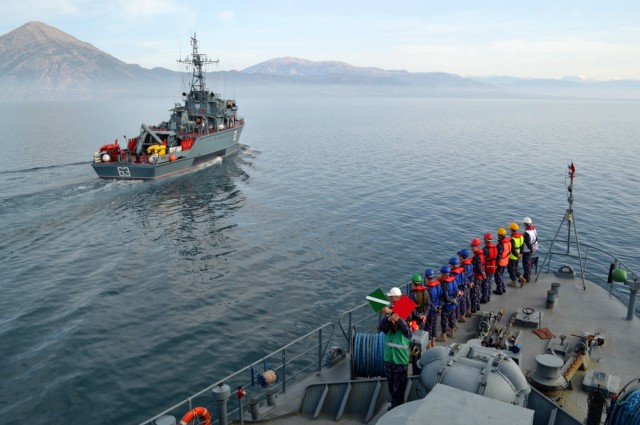 GALERIE FOTO. Marinarii români la Exerciţiul multinaţional Ariande 18