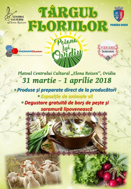 La Ovidiu va fi organizat şi anul acesta ‘Târgul Floriilor’. Vezi ce a pregătit Primăria de această dată