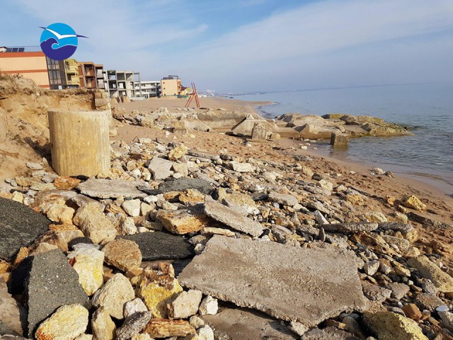 Imagini inedite pe plaja din Eforie! VIDEO