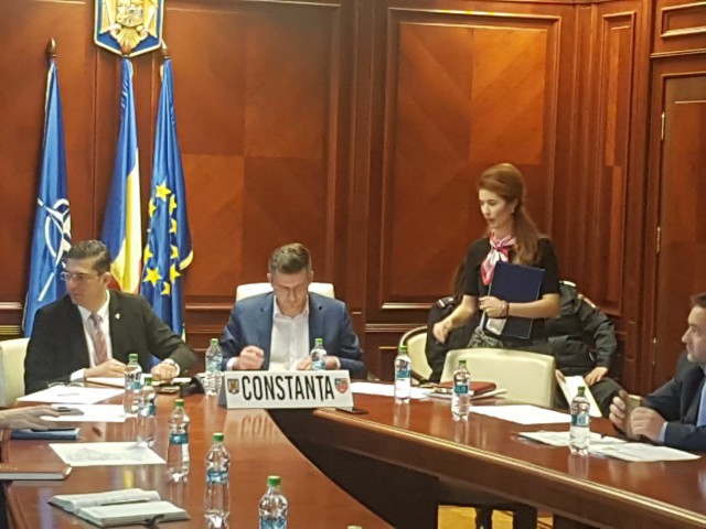 Prefectura Constanţa, în videoconferinţă cu MAI: RISC de cod portocaliu de ninsori în județ