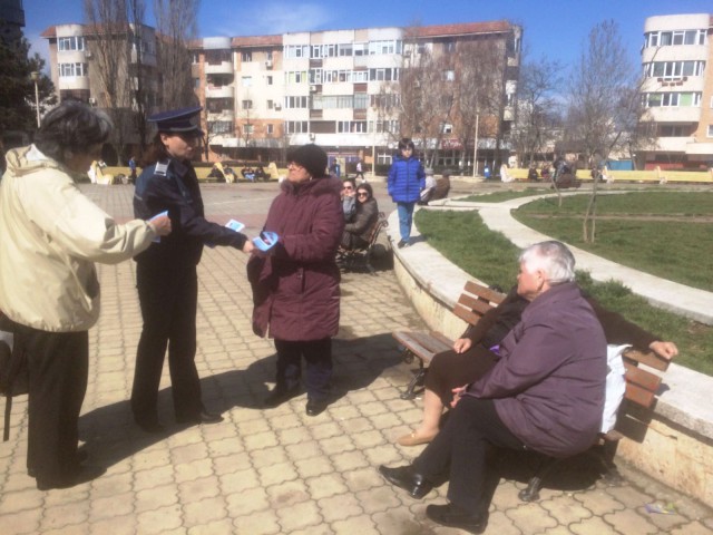 Activități de informare și prevenire desfășurate de polițiștii constănțeni
