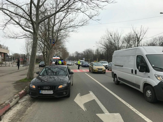 Minor accidentat pe trecerea de pietoni, pe Soveja
