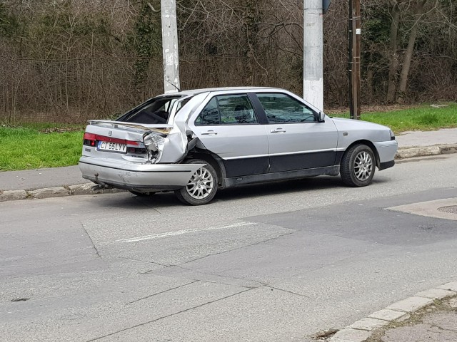 Accident rutier în Eforie. VIDEO