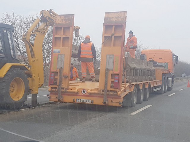 Când se va monta noul parapet median pe DN 39, între Constanța și Agigea?