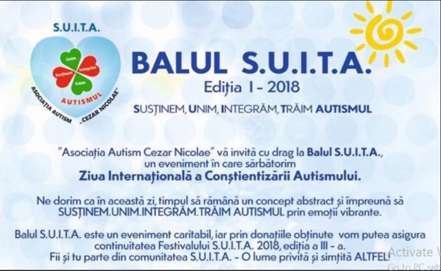 Constănțenii, invitați la Balul SUITA, eveniment caritabil prin care se marchează Ziua Autismului