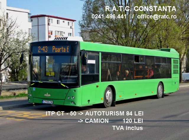 Mii de verificări ale autobuzelor din RATC în anul 2017