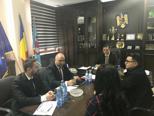 Secretarul general al Ministerului Agriculturii, Gheorghe Sava, prezent la CJC, la discuţii cu Horia Ţuţuianu