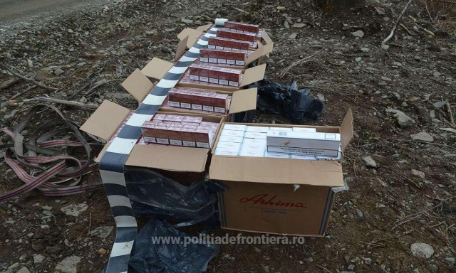 Peste 4.000 pachete ţigări confiscate la frontiera de nord
