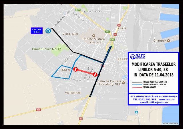 Două linii RATC vor fi deviate! Iată ce traseu se modifică