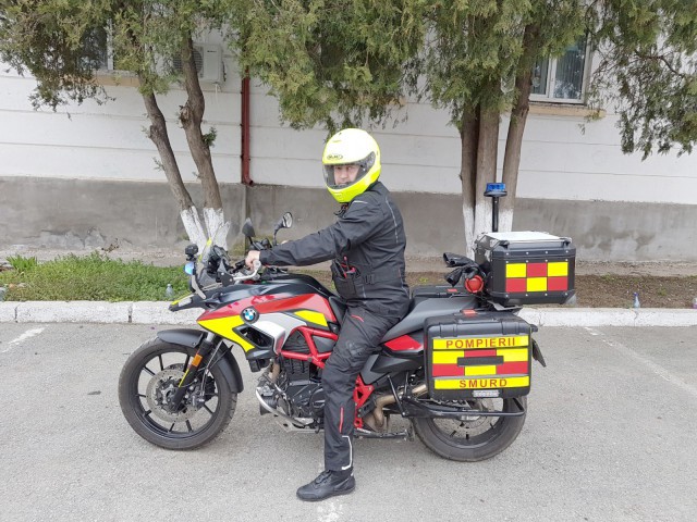 Zeci de intervenţii ale motocicletelor SMURD în Constanţa