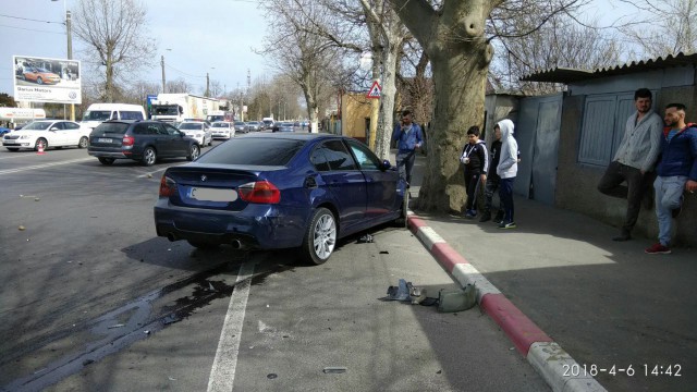 Accident rutier pe I.C. Brătianu: două persoane au fost rănite!