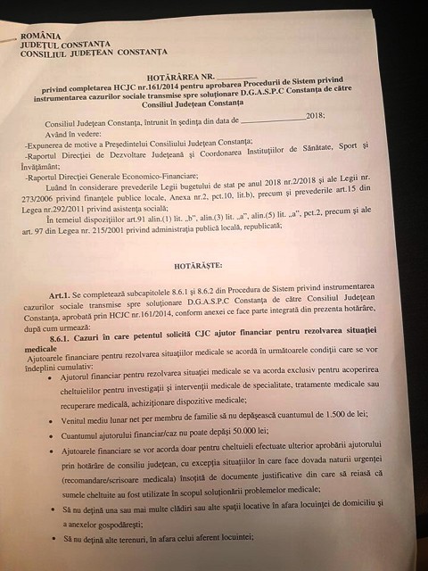 În lipsa lui Ţuţuianu, a ieşit CIRC la CJC pe subiectul plafonării sumelor pentru cazurile medicale DISPERATE